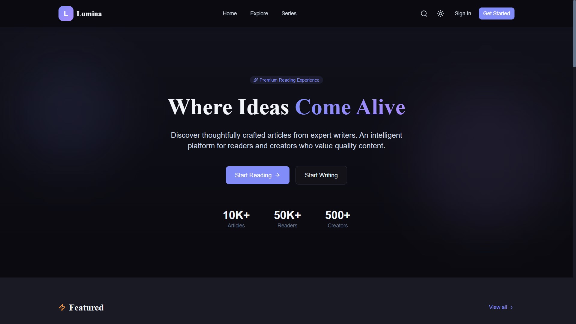 Blogging Platform