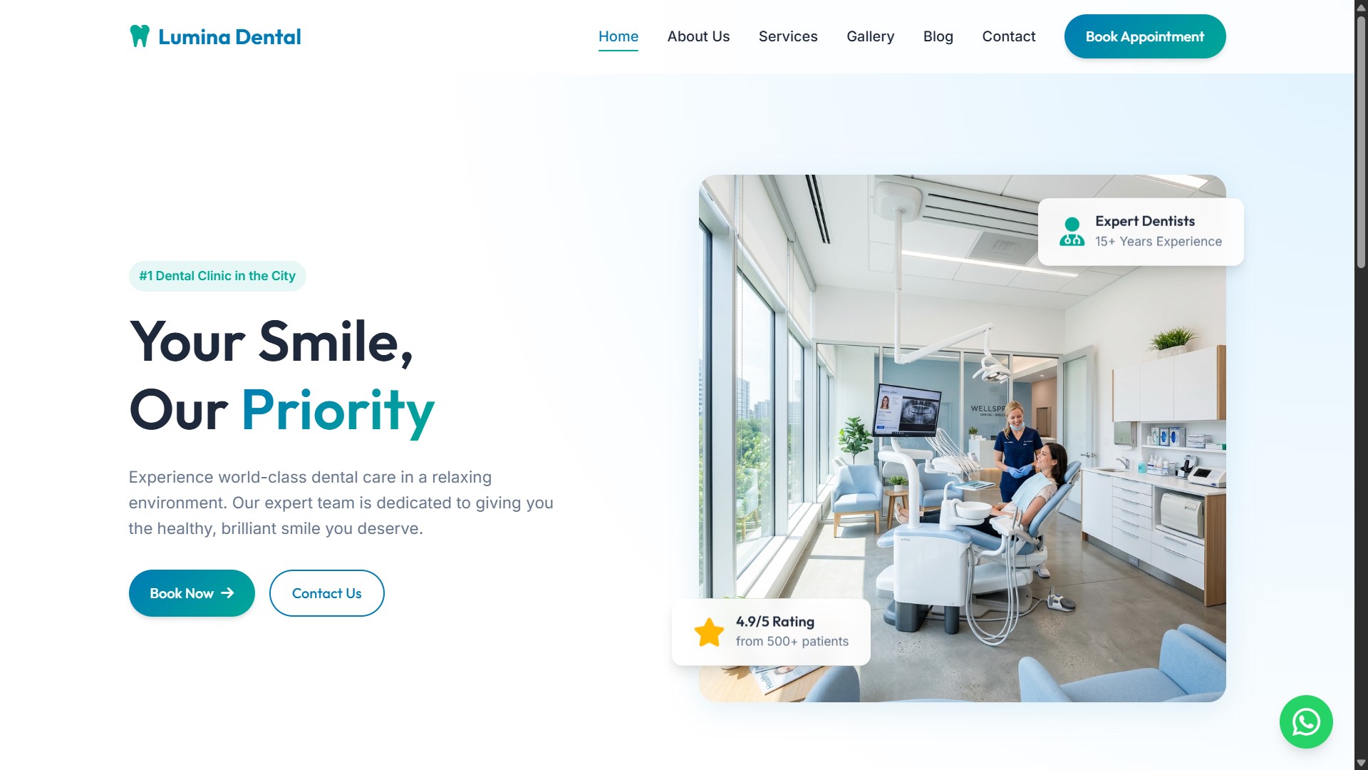 Lumina Dental Website